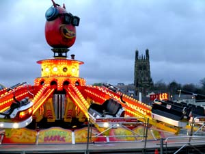The "Bounce" ride at Eagle's Meadow, Wrexham