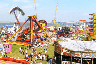 Fairground scene